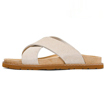 Mens High-end Non-slip Thick-soled Slide Sandals