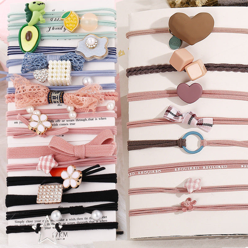Hair rope holster hair ring
