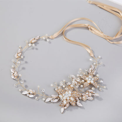 Gold & Silver Rhinestone Alloy Headdress