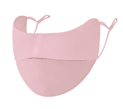 Ice Silk Sunscreen Mask-Blue-1