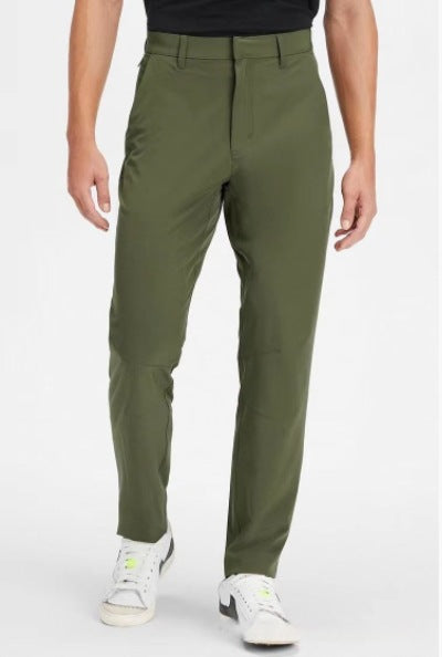 Casual Truly Slim-fit Plus-size Solid-color Mens Dress Pants