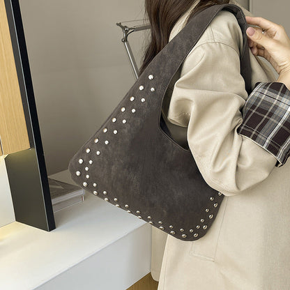 Fashionable Vintage Large-capacity Casual Shoulder Bag