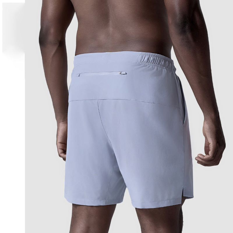 European And American Men's Sports Shorts, Outdoor Running Pants, Men's Fitness Training Pants, Moisture-Absorbent, Quick-Drying Loose Shorts