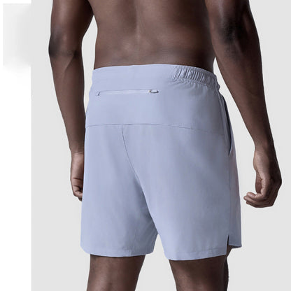 European And American Men's Sports Shorts, Outdoor Running Pants, Men's Fitness Training Pants, Moisture-Absorbent, Quick-Drying Loose Shorts