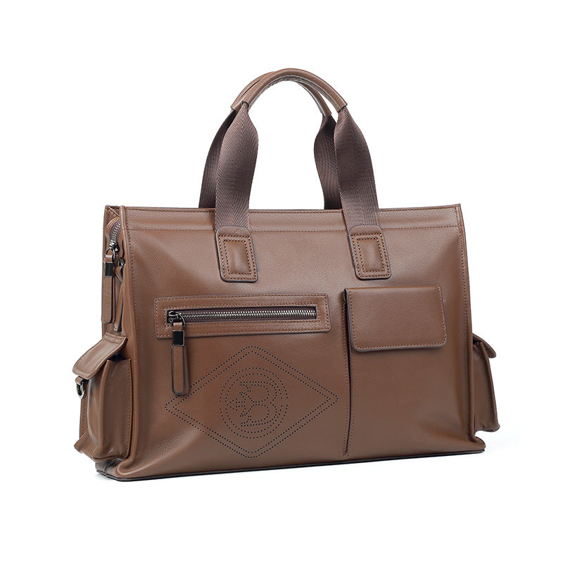 Casual Stylish Cowhide Large-capacity Crossbody Bag