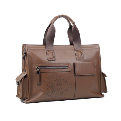 Casual Stylish Cowhide Large-capacity Crossbody Bag