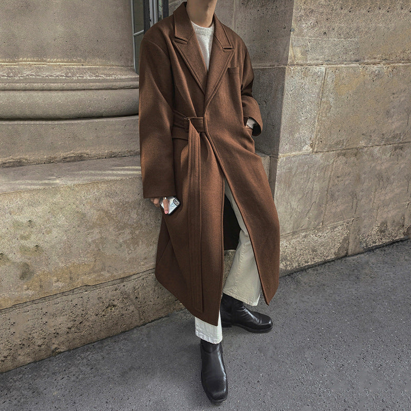 Fashion Double-sided Tweed Trench Coat
