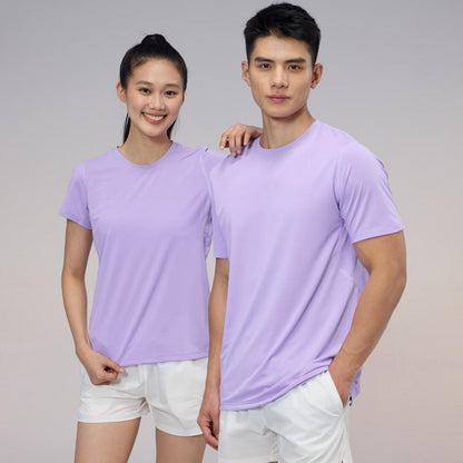 Quick-drying Crewneck T-shirt Summer Short-sleeve Work Uniform