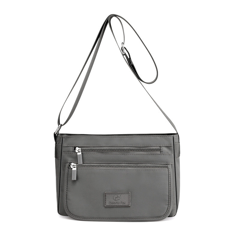 Foreign Trade Women's Bags 2026 New Trendy Shoulder Bag Waterproof Nylon Bag Multi-Layer Crossbody Bag Korean Style Versatile Backpack