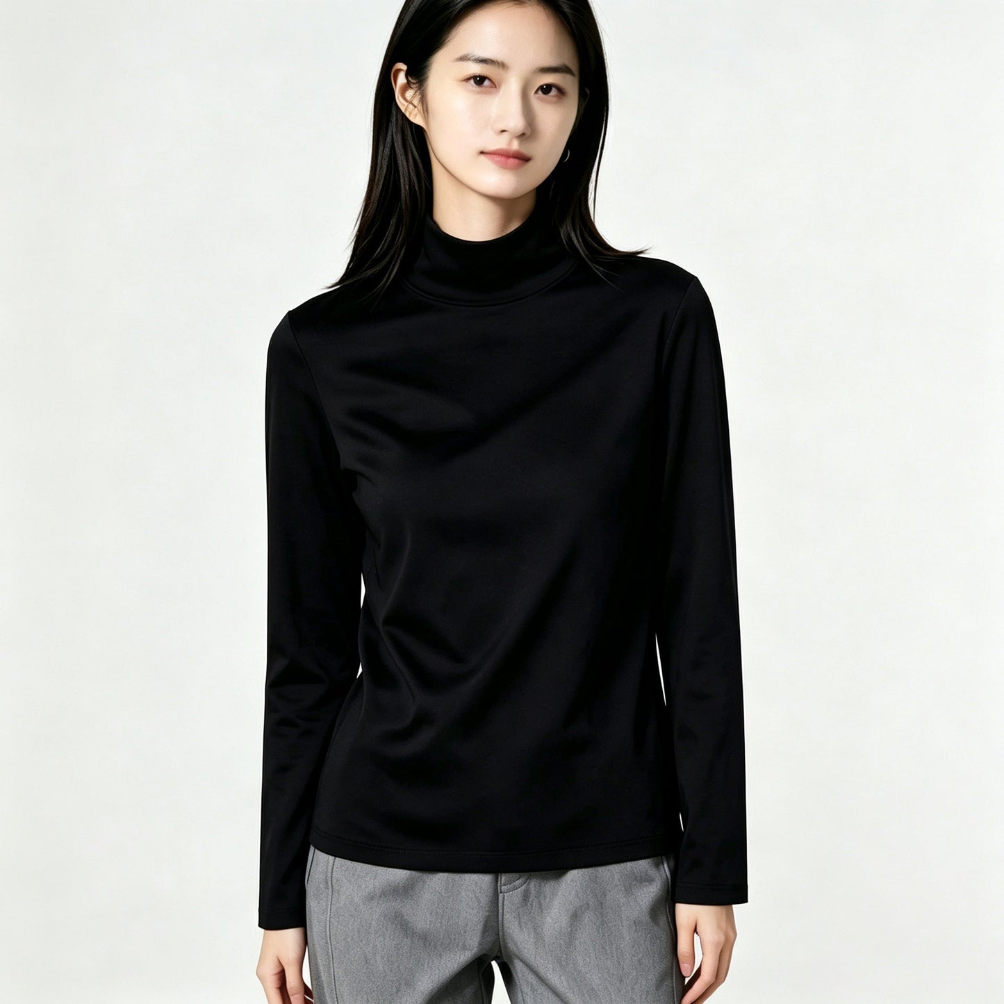 Womens Long-sleeve T-shirt Womens Thermal Base Layer For Fitness And Running