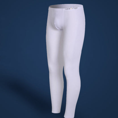 Fashionable Glossy Men's Thermal Pants Long Johns