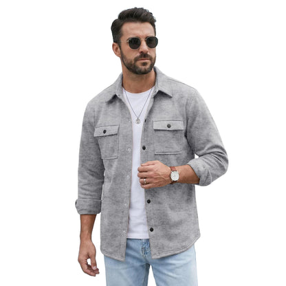 Long-sleeve Multi-pocket Loose-fitting Breathable Jacket