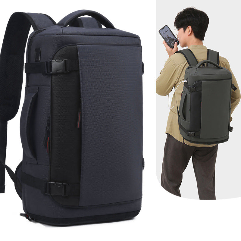Large-Capacity USB Charging Multifunctional Backpack