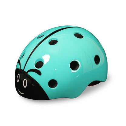 DOES NOT SHIP - Kids Riding Bicycle Safety Helmet Adjustable Lovely Ladybug Riding Helmet.