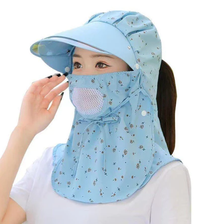 Lens Sunscreen Cap-Blue-1 piece