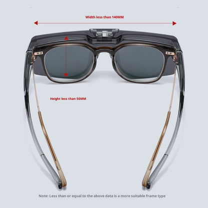 Men's And Women's UV Protection Clamshell Sunglasses