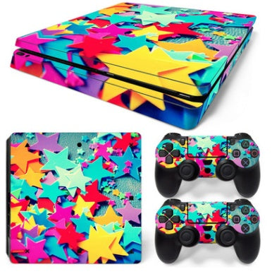 PS4 Slim Skin Sticker – Camouflage Vinyl Decal Wrap with Controller Skins