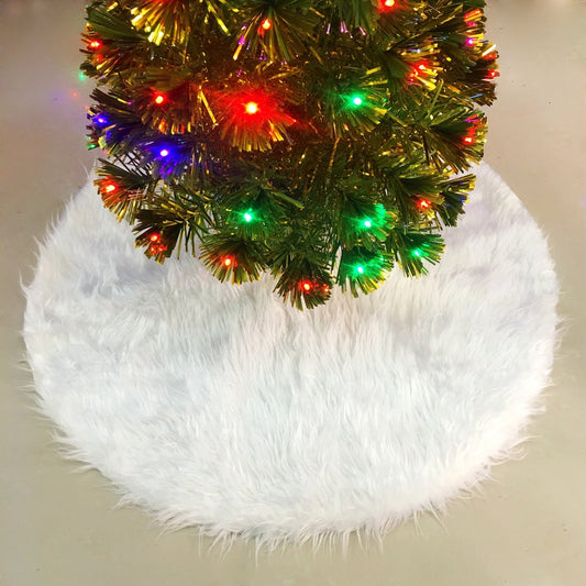 Christmas Tree Skirt Decorations Gift Scene Decor