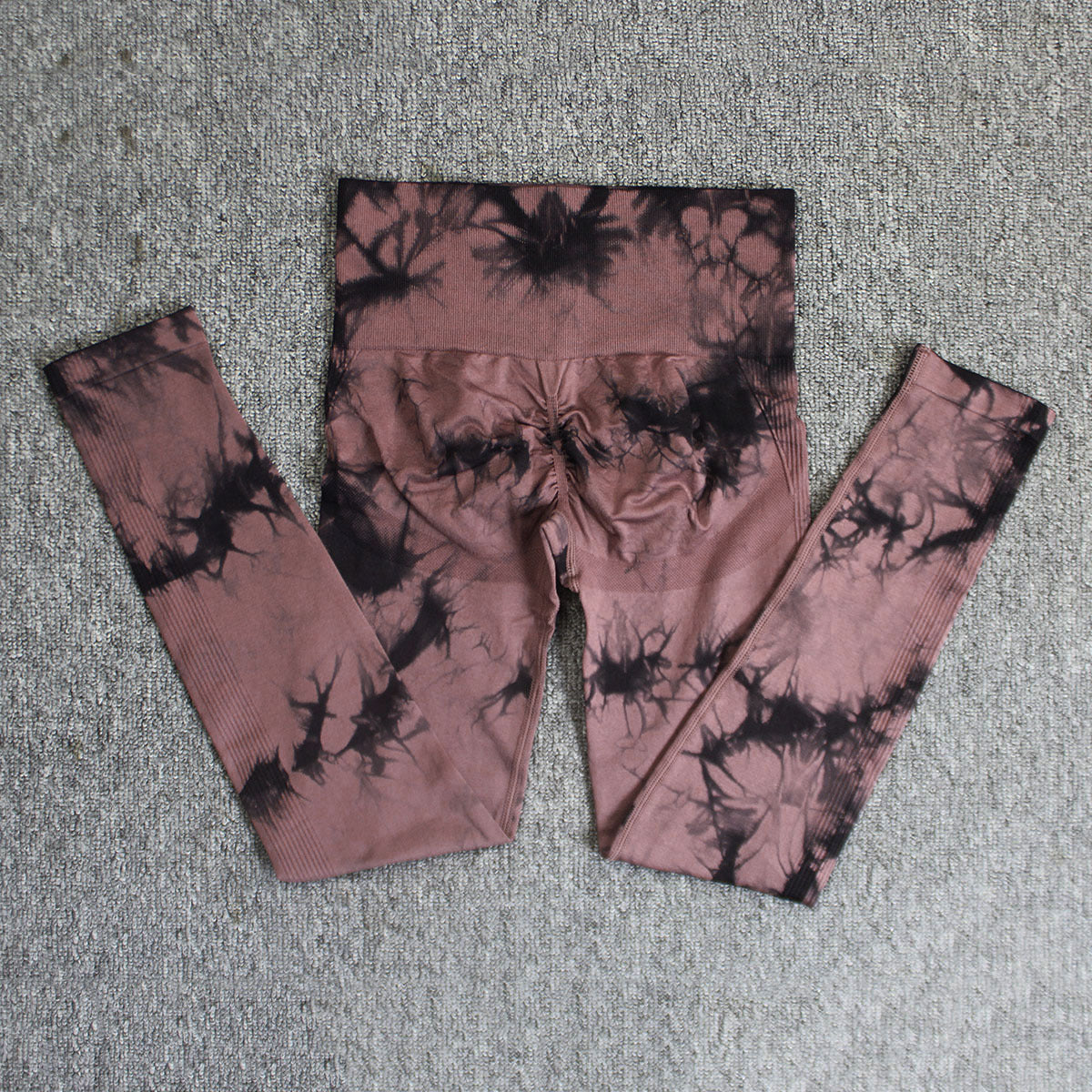Women's Printed Tie-dye Seamless Skinny Yoga Pants