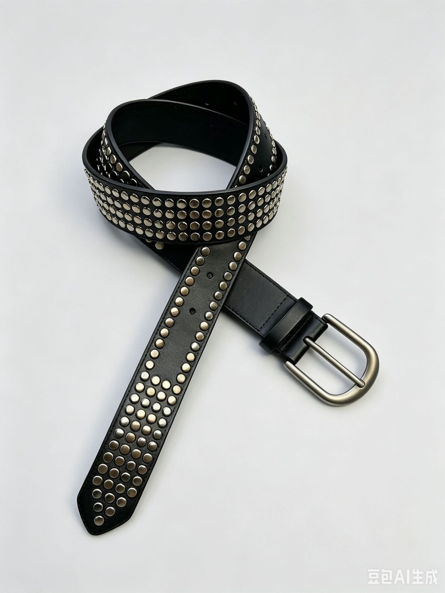 Black And White Minimalist Fashion Belt