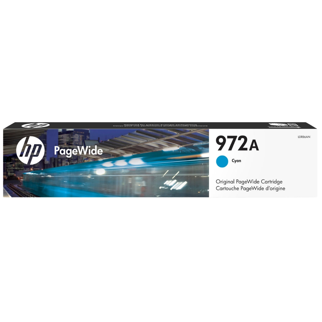 New, Pre-Owned - HP 972A (L0R86AN) Cyan Ink Cartridge
