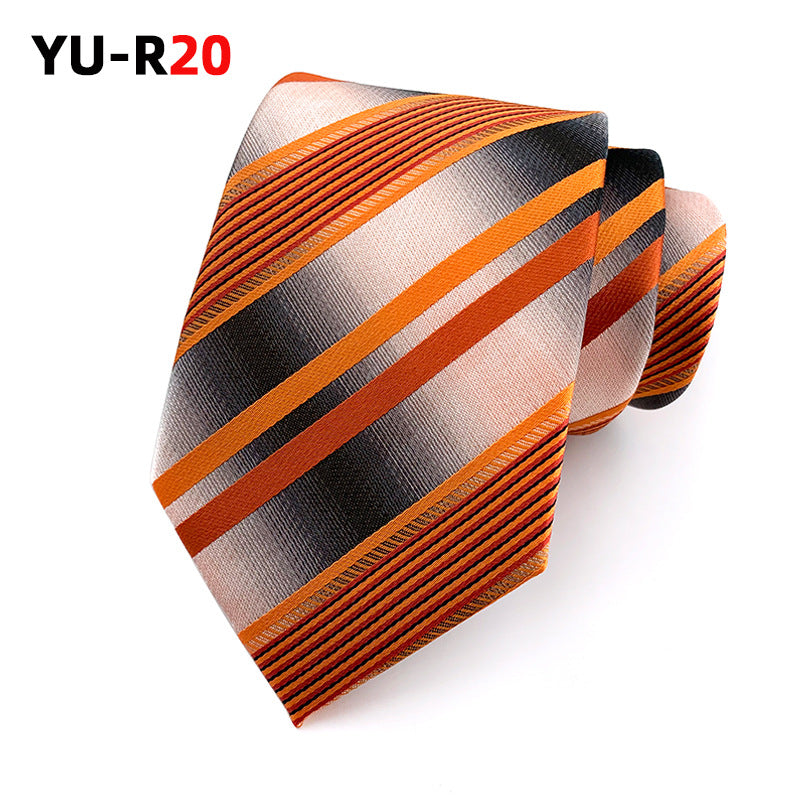 British Gentleman-style Striped Mens Tie For Suiting And Streetwear Coordination