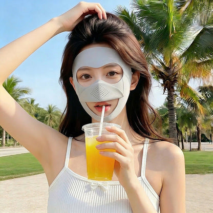 Full-face Sunscreen Mask For Girls