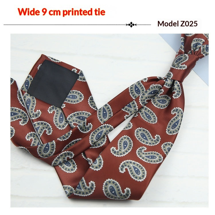 Printed Casual Patterned Vintage Tie