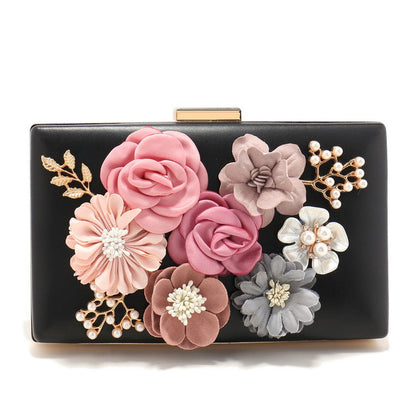 Fashionable Floral Evening Bag For LadiesElegant And Stylish Handbag For Banquets