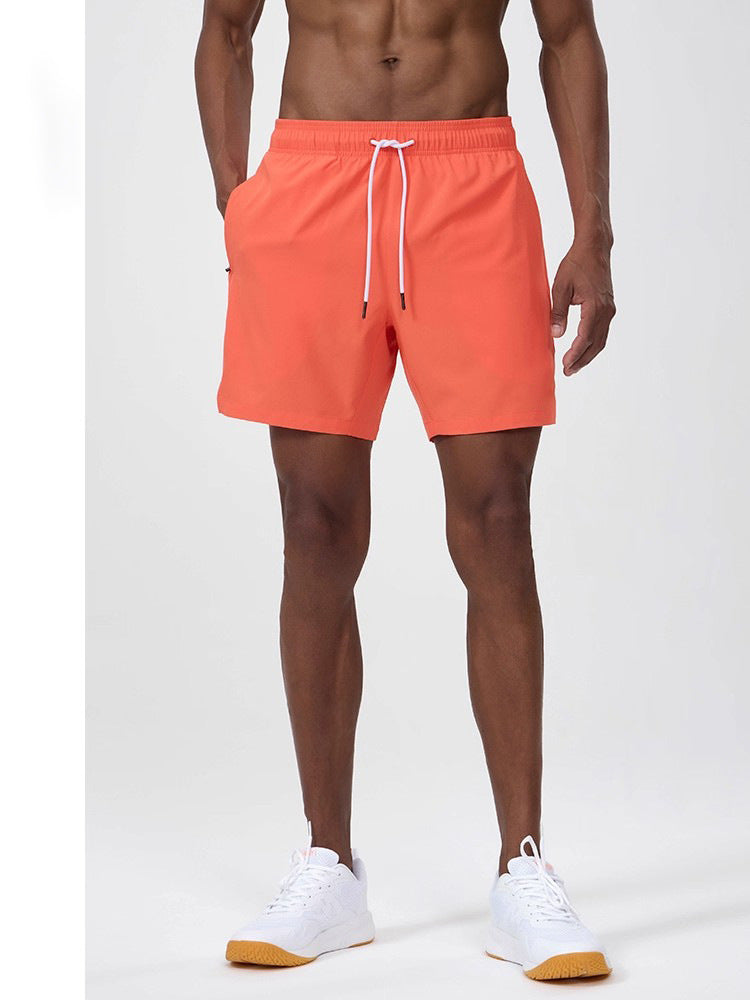 European And American Men's Sports Shorts, Outdoor Running Pants, Men's Fitness Training Pants, Moisture-Absorbent, Quick-Drying Loose Shorts