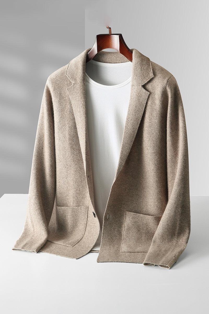 Cardigan Male V-neck Cardigan Knitted