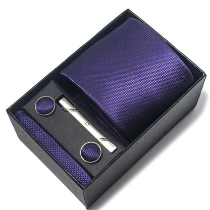 Direct-supply Mens Polyester Yarn-dyed Jacquard Formal Tie