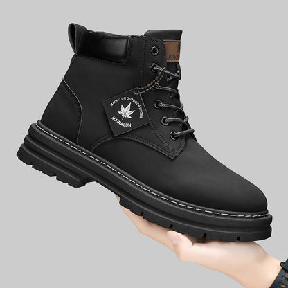 Winter Trendy Workwear Boots For Teens