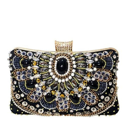 Heavy Industry Pearl-Embroidered Evening Clutch For Women Wedding Bag
