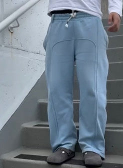Men Stretch Rope Sweatpants Casual Trousers