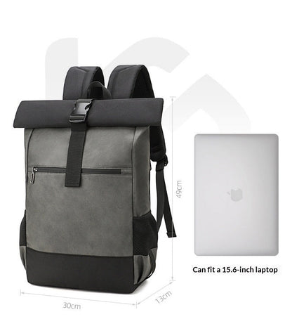 Mens Casual Versatile Backpack Outdoor Waterproof Laptop Bag Large-capacity Travel And College Schoolbag