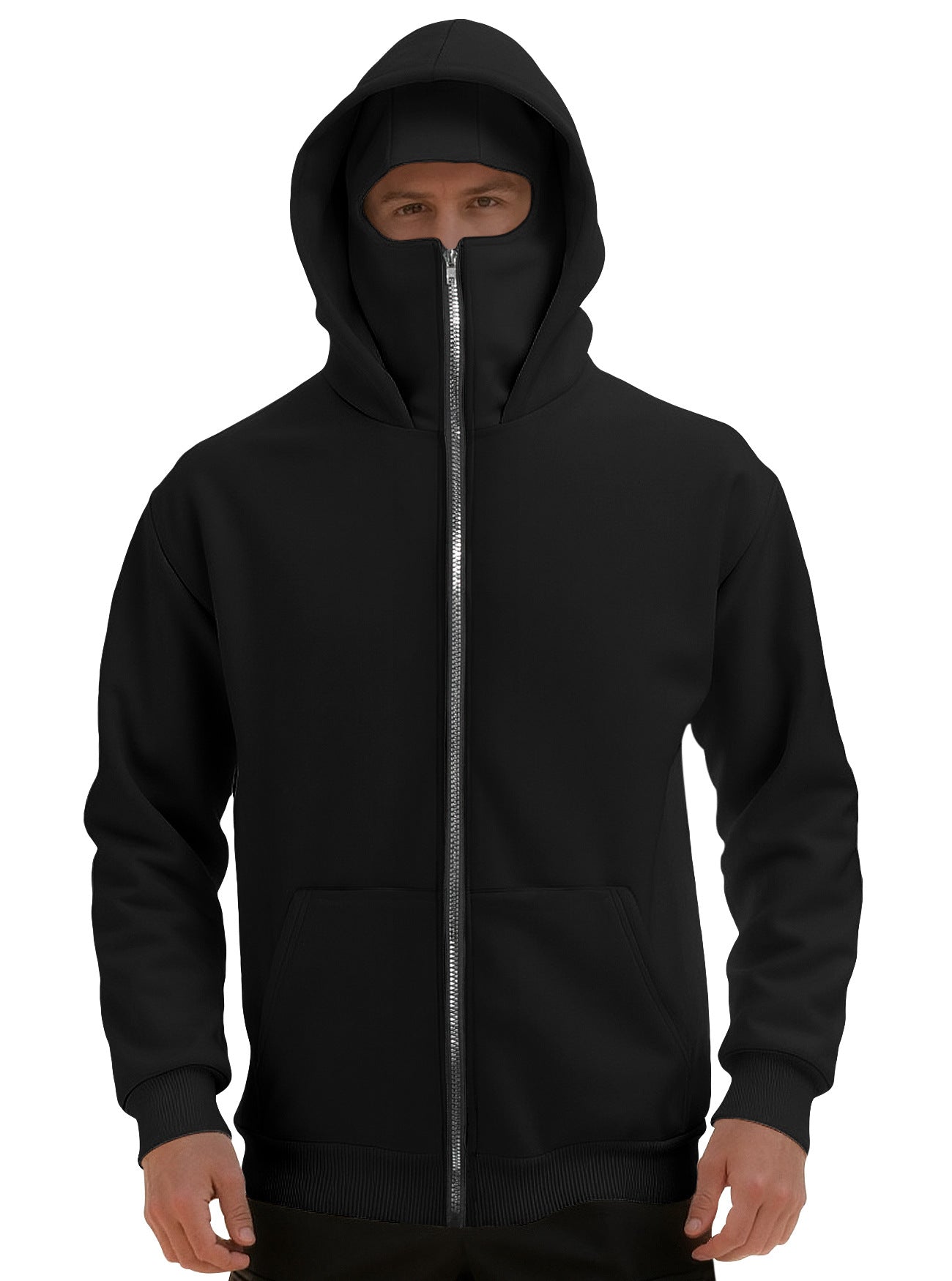 Mens Large-Size Warm And Windproof Casual Jacket