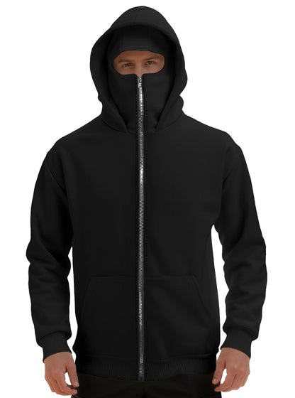 Mens Large-Size Warm And Windproof Casual Jacket