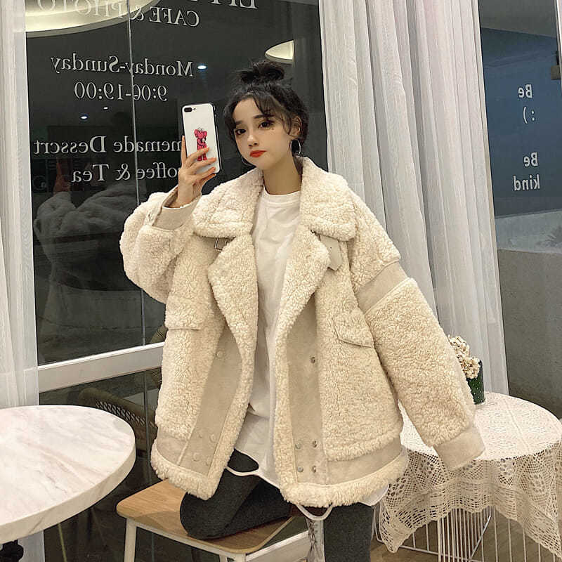 All-match Women's Clothing With Plush Thick Fur