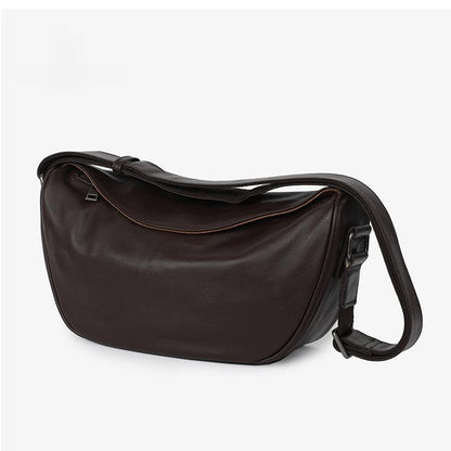 First-layer Cowhide Genuine Leather Crossbody Bag