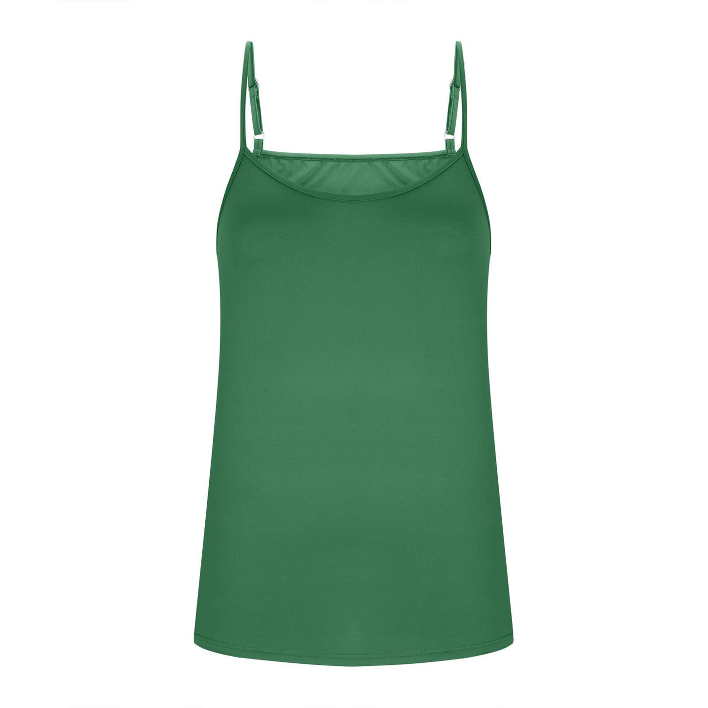 2025 Cross-border Europe And America Amazon New Summer Women's Milk Silk V-neck Adjustable Thin Shoulder Strap Vest Women