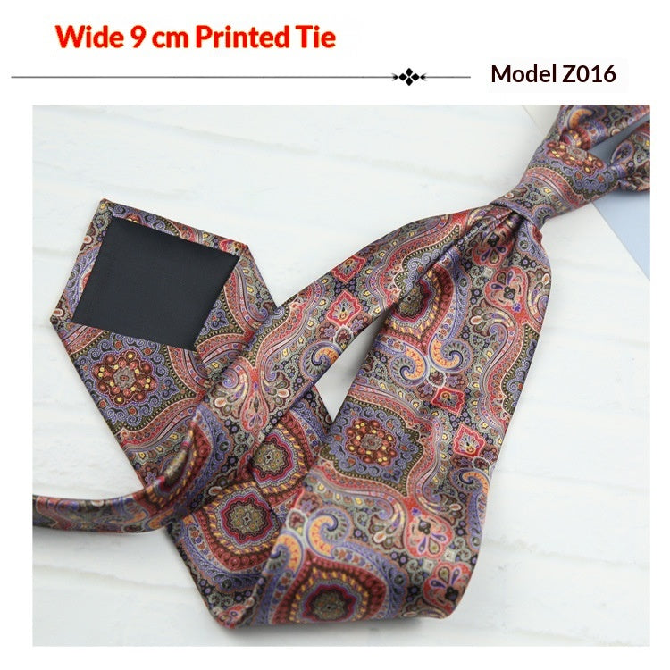Printed Casual Patterned Vintage Tie