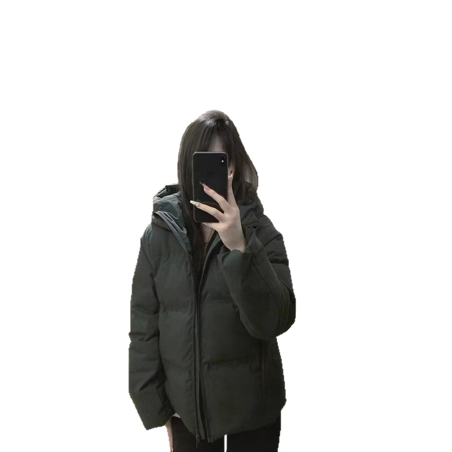 Women's Fashion Short Hooded Cotton-Padded Jacket Coats