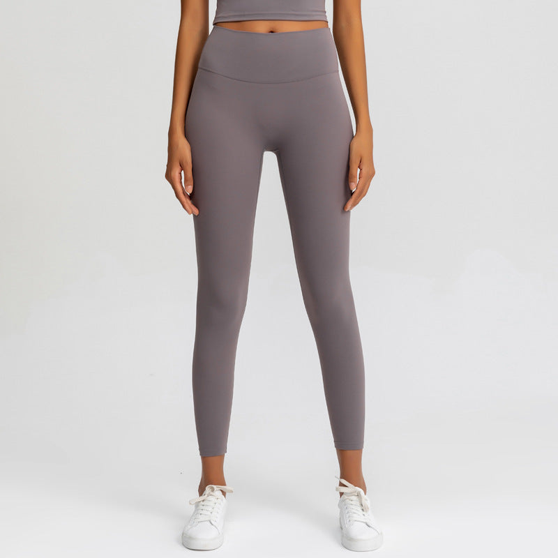 Autumn And Winter New Nude Women Yoga Pants No Embarrassment Line