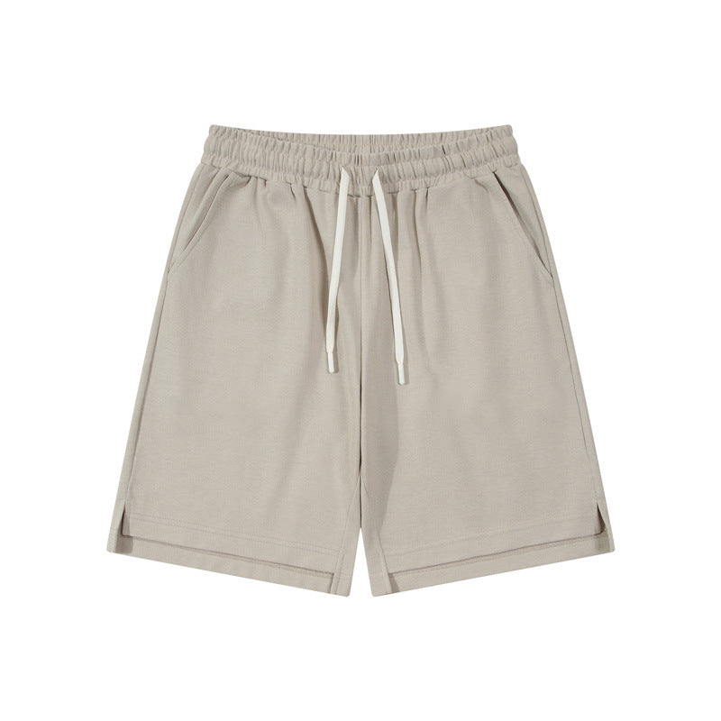 Mens Split-leg Athletic Five-point Shorts