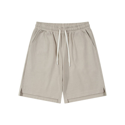 Mens Split-leg Athletic Five-point Shorts