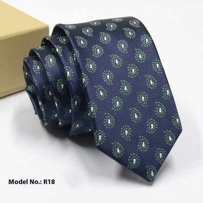 Fashion Exquisite Jacquard Tie Wedding Groom