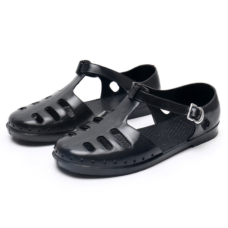 Men's Fashion Vintage Retro Plastic Breathable Shoes