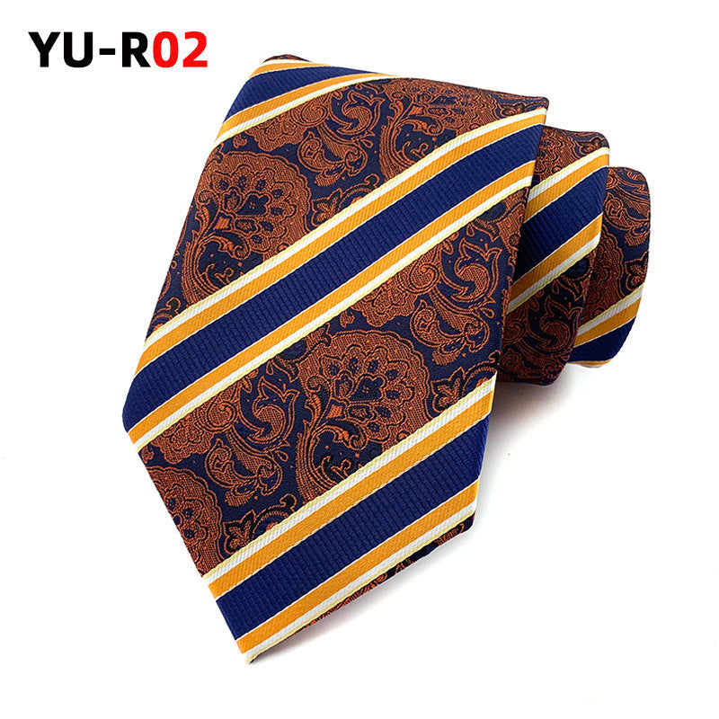 British Gentleman-style Striped Mens Tie For Suiting And Streetwear Coordination