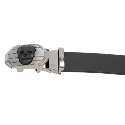 Korean Style Automatic Buckle Cowhide Belt